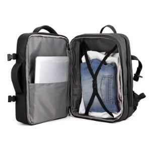 Expandable travel backpack
