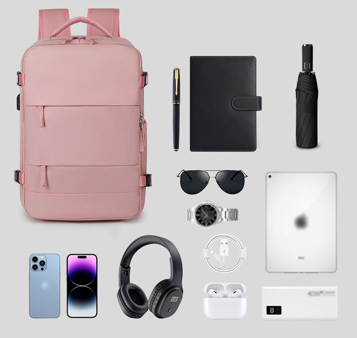 Scientific layered design for rational storage, meeting the large-capacity needs of daily commuting and business trips