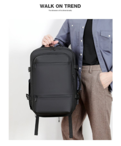 Multi-compartment organized storage, shockproof laptop backpack for business commuting