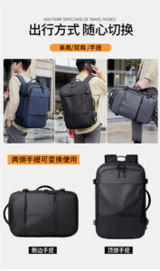 Large-capacity computer backpack for more organized storage