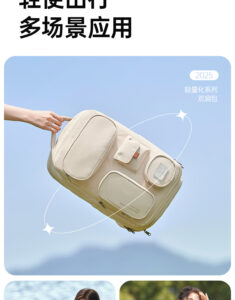 Slim Durable  Oxford Backpack, Multi-Pocket Commuter Backpack for Men & Women