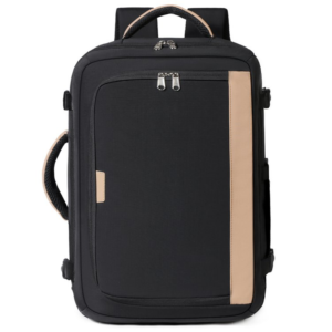 A multi-pocket design for organized storage, a sleek and stylish laptop bag essential for professional travel