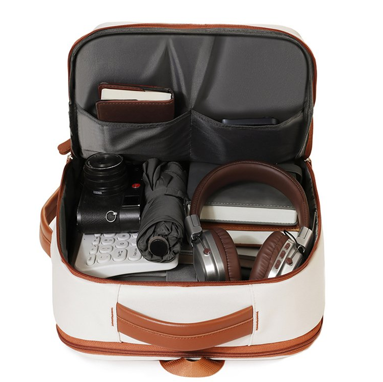 A laptop backpack that combines practicality and style, the ideal choice for business professionals on the go