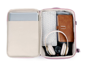 A decent and stylish business backpack that easily handles various workplace occasions