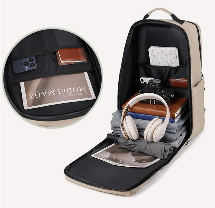 Versatile and stylish computer backpack for commuting, schooling, business trips and travel