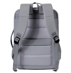 Stylish and textured business backpack with a shockproof laptop compartment for enhanced protection