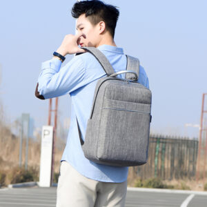 Stylish Large Capacity Laptop Backpack, Premium Oxford Fabric for Business Commuters