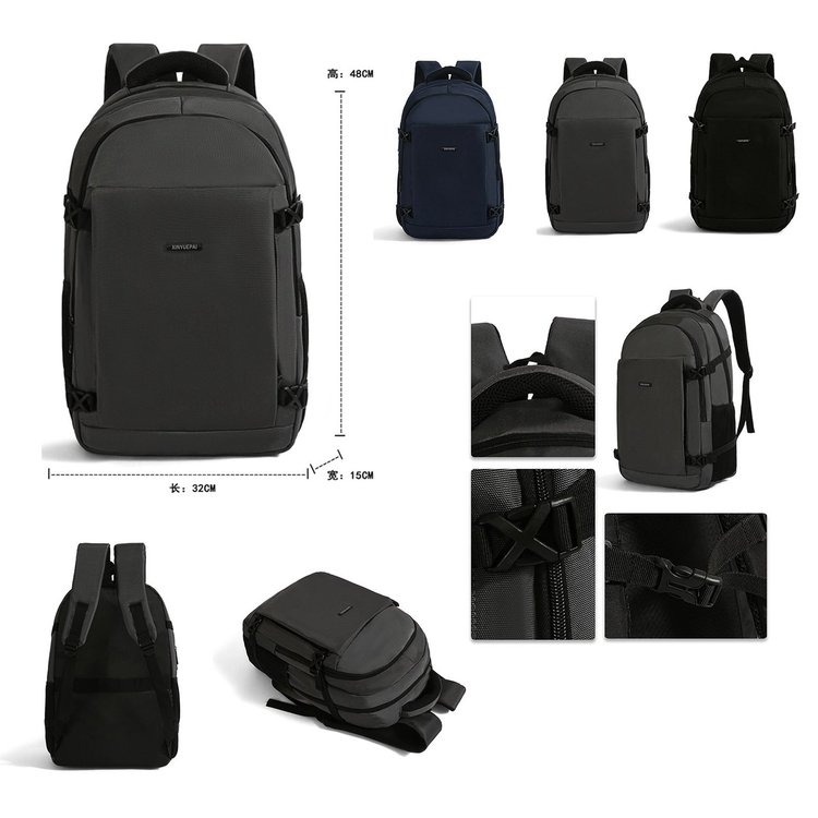 Versatile compartmentalized storage, an all-round laptop backpack for business trips and daily commutes