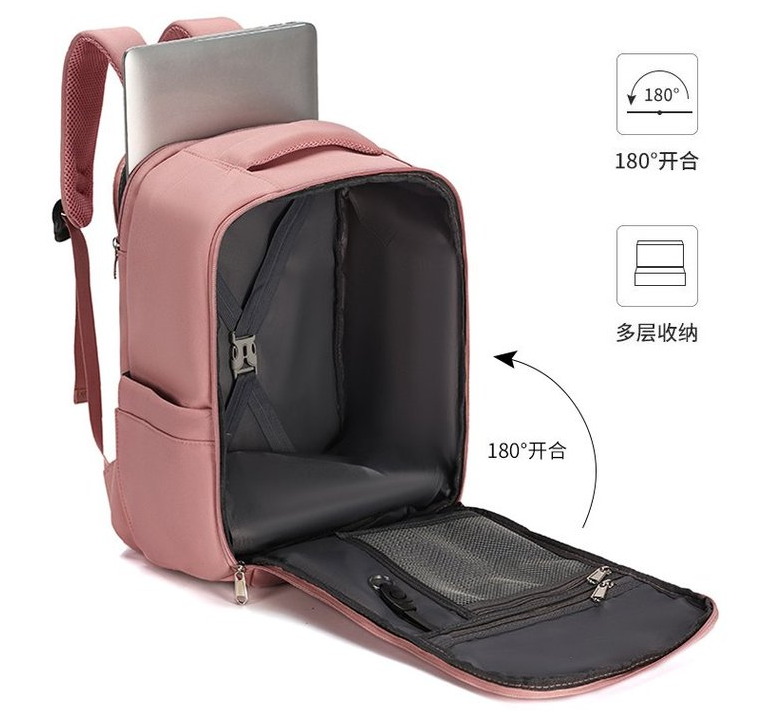 Simple textured laptop bag, lightweight and stress-free, a must-have for workplace travel