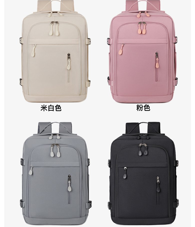 Water-repellent fabric stands up to rainy days, safeguarding your laptop for worry-free travel with this backpack