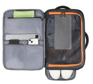 Multi-compartment organized storage, shockproof laptop backpack for business commuting