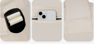 Water-repellent fabric stands up to rainy days, safeguarding your laptop for worry-free travel with this backpack