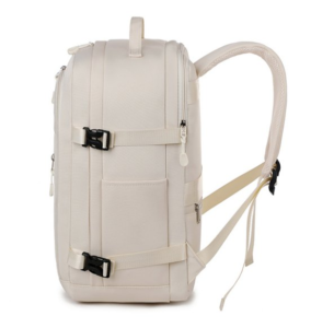 Water-repellent fabric stands up to rainy days, safeguarding your laptop for worry-free travel with this backpack